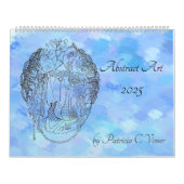 Abstracte zwart-witkleuren in kleur kalender (Hoes)