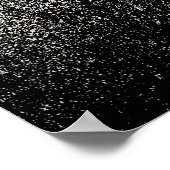 Abstracte zwart-witkunst poster (Hoek)