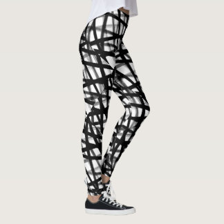 Abstracte zwart-witLeggings Leggings