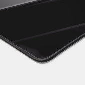 Abstracte zwart-witte lijnen in beweging bureaumat (Hoek)