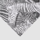 Abstracte zwart-witte Zebra Tissuepapier (Detail)