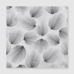 Abstracte zwarte bloemen: grijze elegantie.