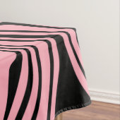 Abstracte zwarte en roze lijnen -  tafelkleed (Voorbeeld)