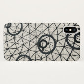 Abstracte zwarte en witte cirkels Case-Mate iPhone case (Achterkant (horizontaal))