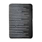 Abstracte zwarte en witte kettingen — Bath Mat (Voorkant Verticaal)