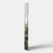 Abstracte zwarte goudmarmer Case-Mate iPhone case (Achterkant / Rechts)