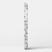 Abstracte zwarte lijnen Case-Mate iPhone case (Achterkant / Links)