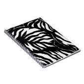 Abstracte zwarte patroon achtergrond notitieboek (Rechterzijde)