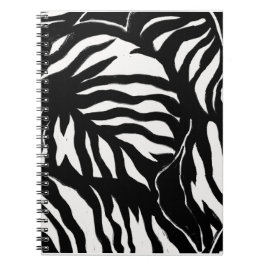 Abstracte zwarte patroon achtergrond notitieboek