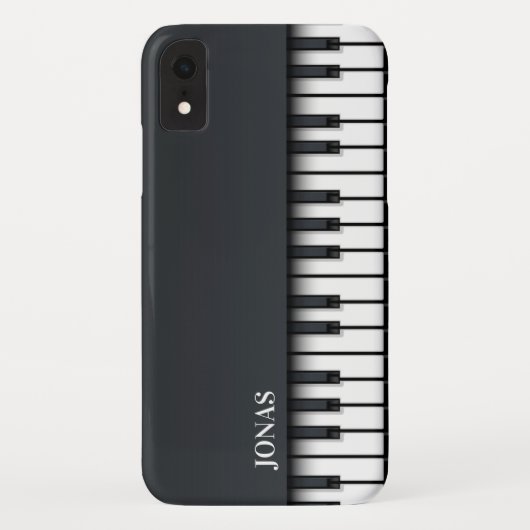 Abstracte zwarte piano Case-Mate iPhone case (Achterkant)
