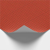 Abstracte zwarte rode zwarte rode zwiren cadeaupapier (Hoek)