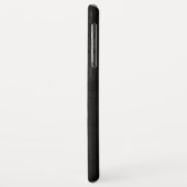 Abstracte zwarte textuur Gepersonaliseerde Naam Case-Mate iPhone Case (Achterkant/links)