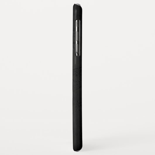 Abstracte zwarte textuur Gepersonaliseerde Naam Case-Mate iPhone Case (Achterkant/links)