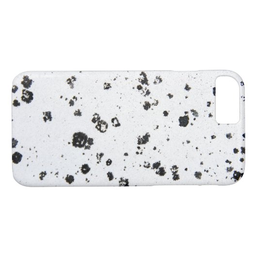 abstracte zwarte tinten op wit Case-Mate iPhone case (Achterkant (Horizontaal))