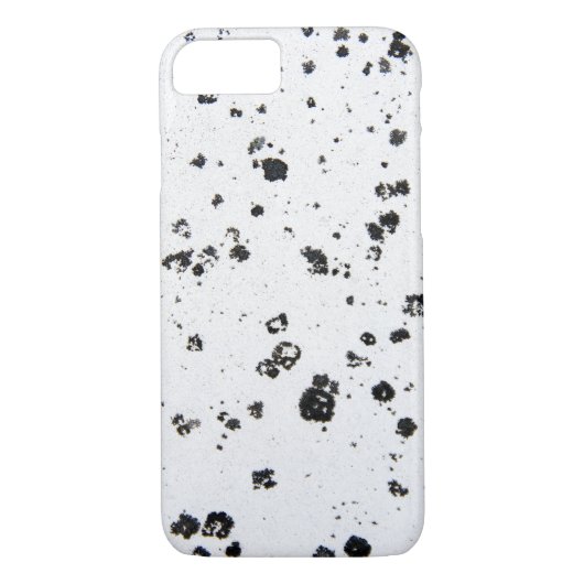abstracte zwarte tinten op wit Case-Mate iPhone case (Achterkant)