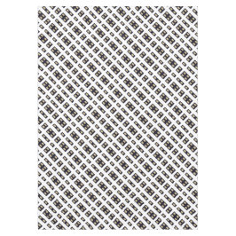 Abstracte zwarte Windows Gold-tablet Tafelkleed