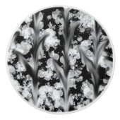 Abstracte zwarte witte knop (Voorkant)