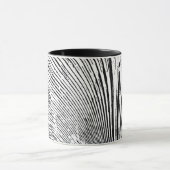 Abstracte zwarte witte koffie Mok (Midden)