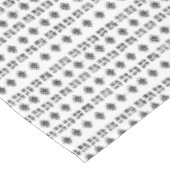 Abstracte Zwarte Witte Markeringen Tafelkleed (Gekanteld)