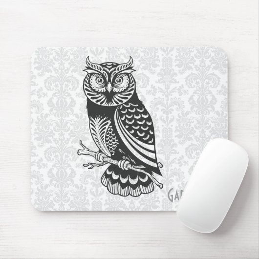 Abstracte zwartwit muismat (Met muis)