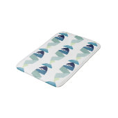 Abstracte zwemblauwvis badmat (Gekanteld)