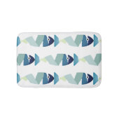 Abstracte zwemblauwvis badmat (Voorkant)