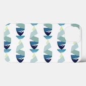 Abstracte zwemblauwvis Case-Mate iPhone case (Achterkant (horizontaal))