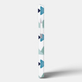 Abstracte zwemblauwvis Case-Mate iPhone case (Achterkant / Links)