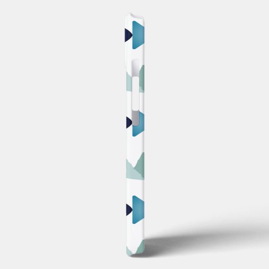 Abstracte zwemblauwvis Case-Mate iPhone case (Achterkant / Links)