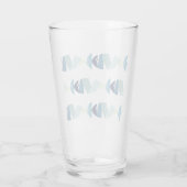 Abstracte zwemblauwvis glas (Achterkant)