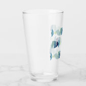 Abstracte zwemblauwvis glas (Rechts)