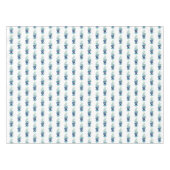 Abstracte zwemblauwvis tafelkleed (Voorkant (Horizontaal))