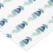 Abstracte zwemblauwvis tafelkleed (Gekanteld)
