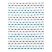 Abstracte zwemblauwvis tafelkleed (Voorkant)