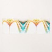 Abstracte Zwemmen 2 Yogamat (Voorkant (horizontaal))