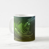 Abstracte Zwemmen Koffiemok (Voorkant links)