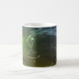 Abstracte Zwemmen Koffiemok