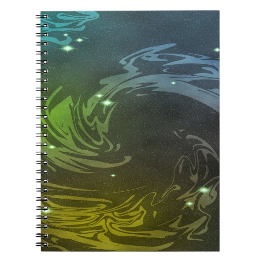 Abstracte Zwemmen Notitieboek (Voorkant)