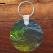 Abstracte Zwemmen Sleutelhanger (Voorkant)