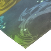 Abstracte Zwemmen Tafelkleed (Gekanteld)