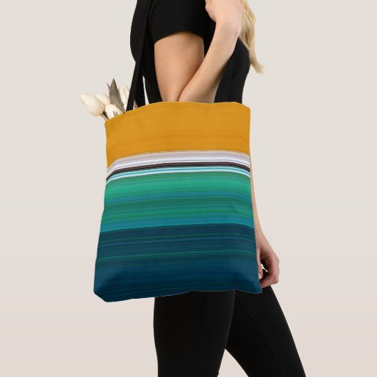 Abstracte zwempool tote bag (Dichtbij)