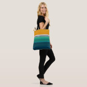 Abstracte zwempool tote bag (Op model)