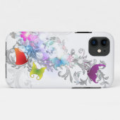 Abstracte zwenken en botervliegen Case-Mate iPhone case (Achterkant (horizontaal))