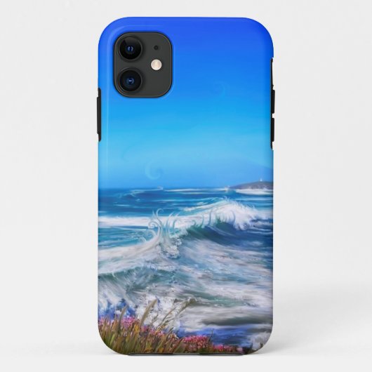Abstracte zwenkgolf naar Fistral Beach Case-Mate iPhone Case (Achterkant)