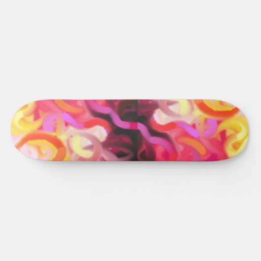 Abstracte zwenkplank persoonlijk skateboard (Horizontaal)