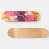 Abstracte zwenkplank persoonlijk skateboard (Horizontaal)