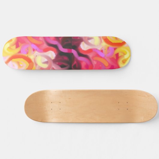Abstracte zwenkplank persoonlijk skateboard (Horizontaal)