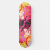 Abstracte zwenkplank persoonlijk skateboard (Voorkant)
