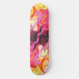 Abstracte zwenkplank persoonlijk skateboard