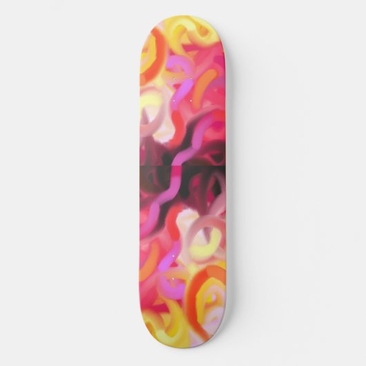 Abstracte zwenkplank persoonlijk skateboard (Voorkant)